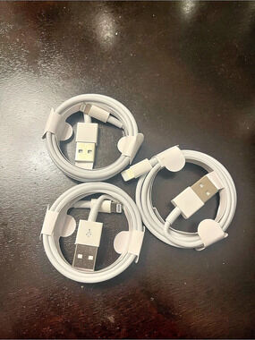 New Apple Lightning to USB Cables (3-Pack)